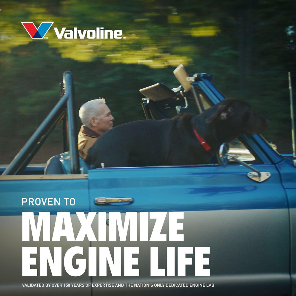 Valvoline High Mileage with MaxLife Technology SAE 5W-20 Synthetic Blend Motor Oil 5 QT